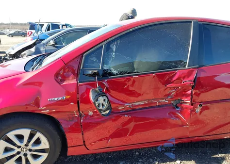 2017 Toyota Prius Four from USA, damaged, VIN JTDKARFU3H3538710